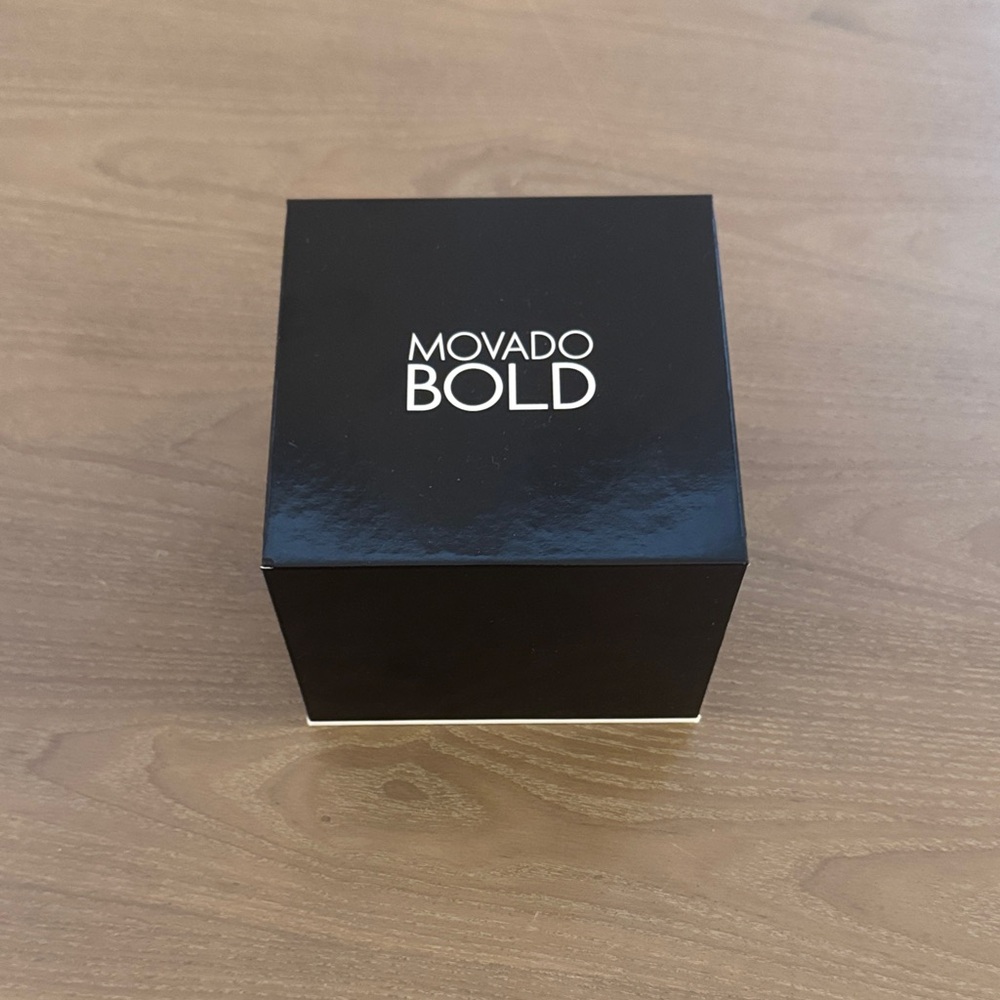 Empty Movado Bold Elegant Black Box